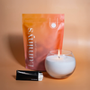 Bougie perlées - format 500g - 100% végétale - Rechargeable